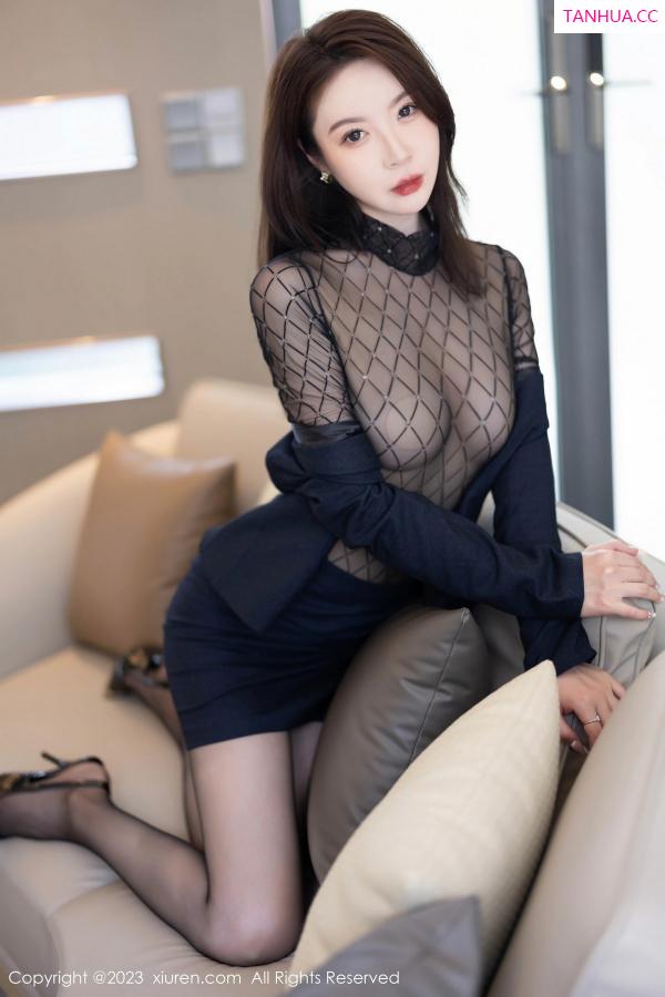 梦心玥  [XiuRen]高清写真图 2023.06.14 No.6914 梦心玥 黑丝美腿第51张图片